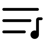Playlist SVG Icon